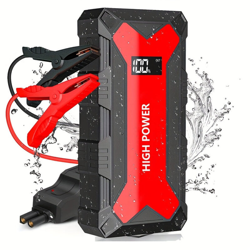 2500A Portable Car Jump Starter 20000mAh Power Bank-12V Battery B