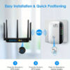 WiFi Extender Signal Booster, Long Range Repeater Up to 2640 sq.ft for Seamless Coverage - Image 8