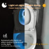 Motion Sensor LED Lamp, USB Rechargeable RGB Toilet Night Light with Remote Switch, Adjustable Color Changing - Image 5