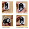 Smart Visual Doorbell with 2.4GHz Wi-Fi, HD Night Vision, Two-way Call & 72 Hours Cloud Storage - Image 8