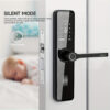 Biometric Fingerprint Door Lock, Keyless Entry with App & Keypad, Aluminum Alloy, Battery Powered - Image 4