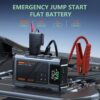 Portable Car Jump Starter With Air Compressor 2500A Peak - Image 2