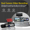 1080P Dual Camera Dash Cam For Cars With IR Night Vision - Image 4