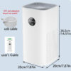 Smart Air Purifier, True HEPA Filter, Ultra-Quiet, PM2.5 & Formaldehyde Removal, Adjustable Speed, Negative Ion Mode - Image 2