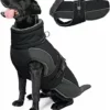 QBLEEV Warm Dog Coat Reflective Dog Jacket Adjustable Dog Winter Coat Turtleneck Dog Clothes for Cold Weather Waterproof Fleece Dog Snowsuit Dog Vest Dog Sweaters Dog Coats for Small Medium Large Dogs - Image 4