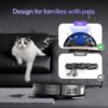 Robot Vacuum and Mop Combo, 4000Pa Suction with App & Voice Control, Automatic Charging - Image 2