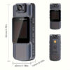 Compact 1080P Full HD Camera with Night Vision, 1000mAh - Image 5