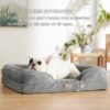 Today’s promotion7.9 Bedsure Orthopedic Dog Bed for Medium Dogs - Waterproof Dog Sofa Beds Medium, Supportive Foam Pet Couch Bed with Removable Washable Cover, Waterproof Lining and Nonskid Bottom, Grey, 28"x23"x6.5" - Image 6