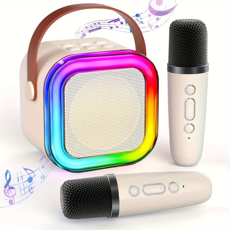 SENBOWE Portable Wireless Wireless Karaoke Speaker with 2 microphones