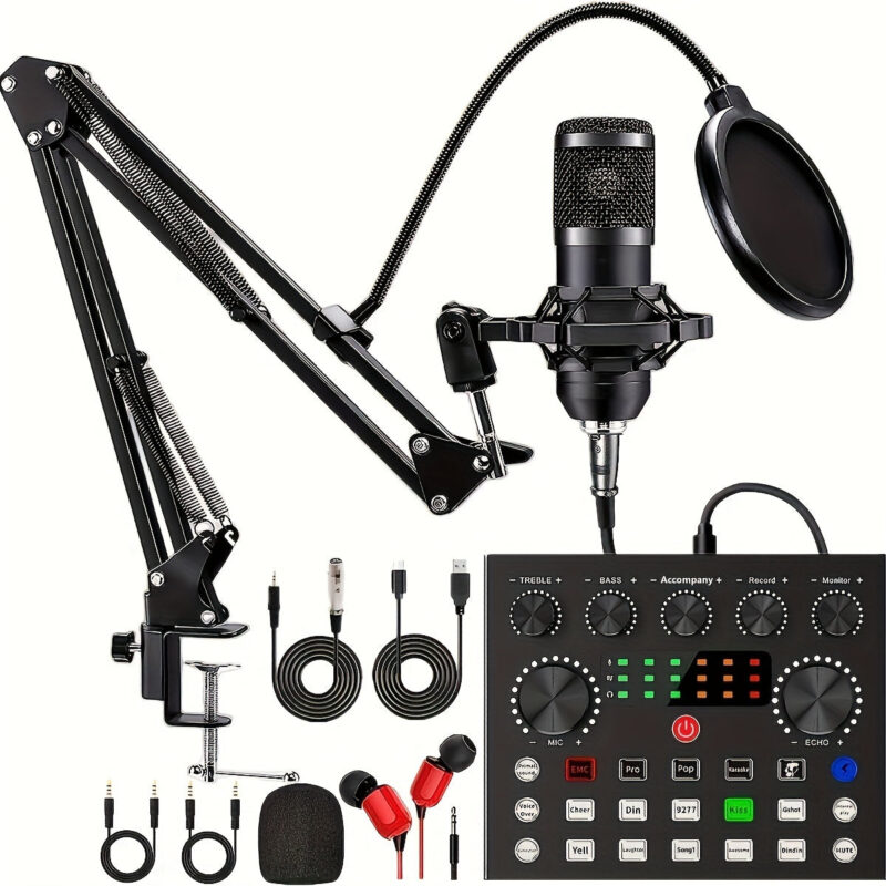 Podcast Equipment Bundle, V8s Audio Interface