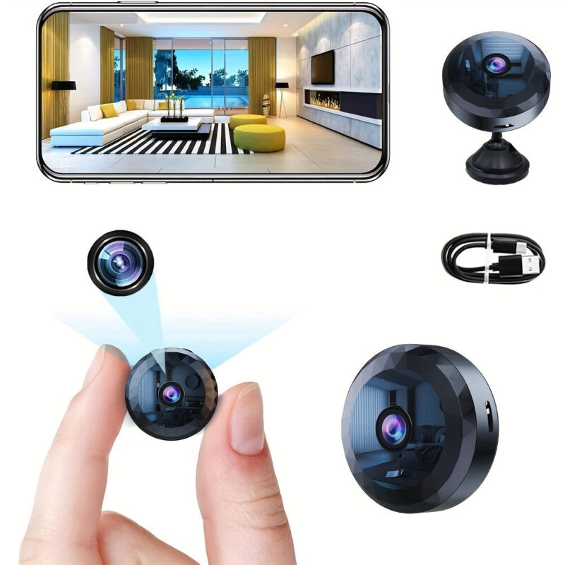 Hidden Camera Mini WiFi Camera Portable Small Nanny Cam