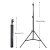 82.67in Lightweight Phone Tripod, Extendable Selfie Stick Tripod - Image 2