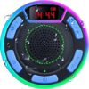 Today’s promotion9.5 DUOTEN Bluetooth Shower Speaker, IPX7 Waterproof Wireless Portable Speakers with LED Light Show, FM Radio, Suction Cup, Loud Stereo Sound and Deep Bass for Beach, Pool, Party, Travel, Outdoors - Image 2